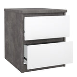Naia Bedside 2 Drawers