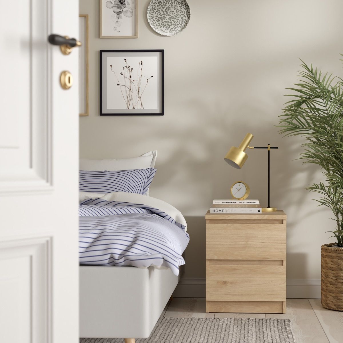 Naia Bedside 2 Drawers