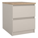 Naia Bedside 2 Drawers