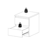 Naia Bedside 2 Drawers