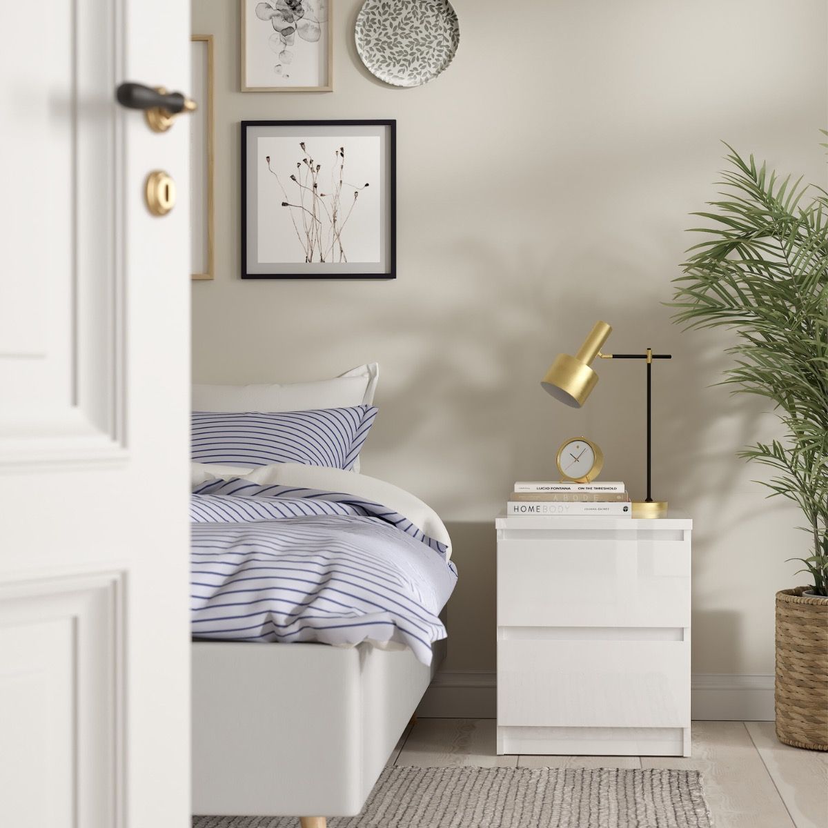 Naia Bedside 2 Drawers