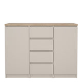 Naia Sideboard with 4 Drawers 2 Doors