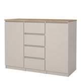 Naia Sideboard with 4 Drawers 2 Doors