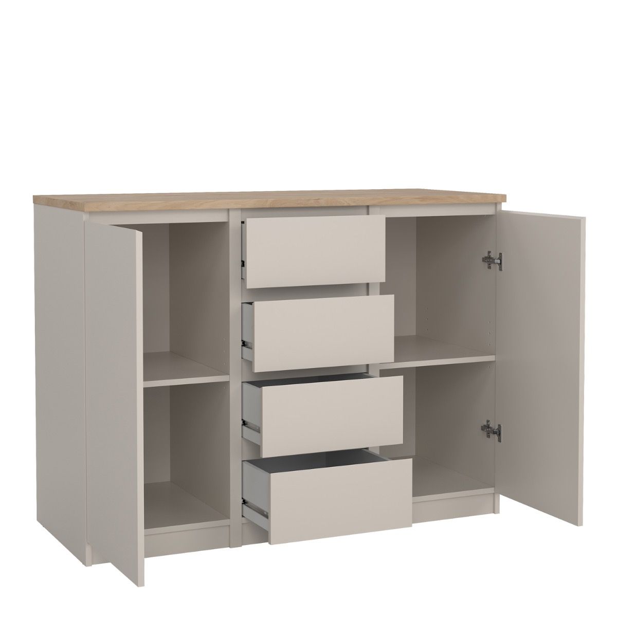Naia Sideboard with 4 Drawers 2 Doors