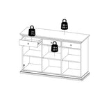 Paris Sideboard with 3 Doors and 3 Drawers