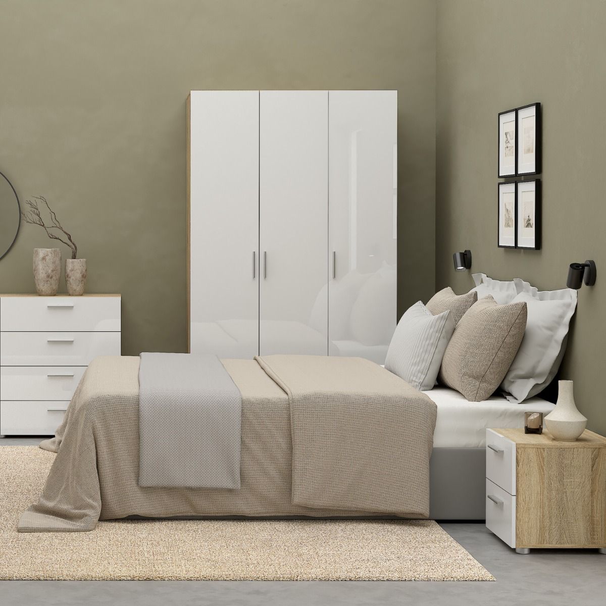 Pepe Bedside 2 Drawers