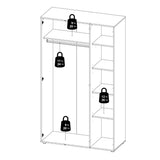 Pepe Wardrobe with 3 Doors