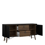 Ry Sideboard 2 Doors 2 Drawers in Black Walnut