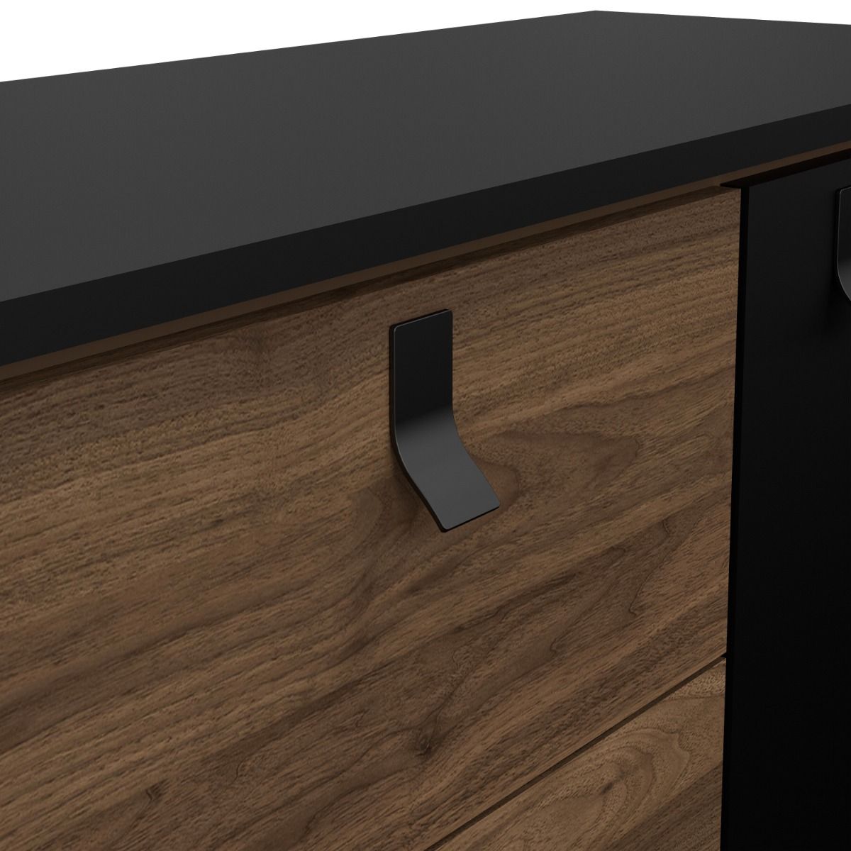 Ry Sideboard 2 Doors 2 Drawers in Black Walnut
