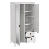Barcelona Wardrobe with 1 Door 1 Mirror Door 2 Drawers