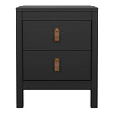 Barcelona Bedside Table 2 Drawers