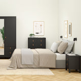 Barcelona Bedside Table 2 Drawers