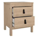 Barcelona Bedside Table 2 Drawers