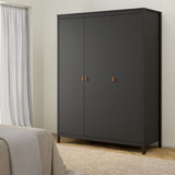 Barcelona Wardrobe with 3 Doors