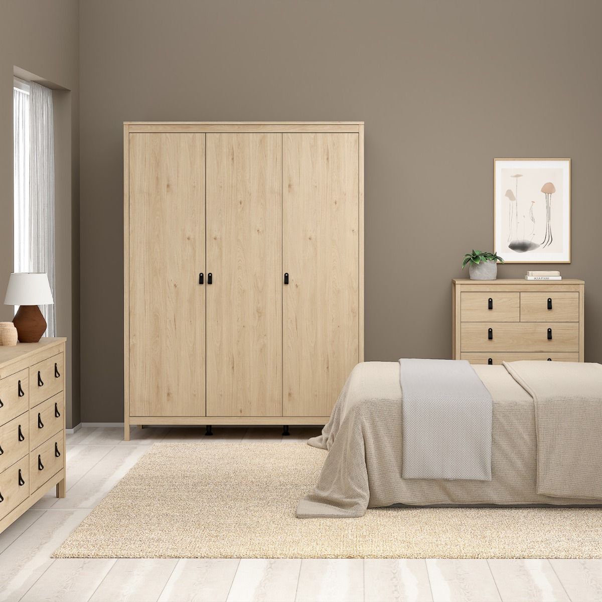 Barcelona Wardrobe with 3 Doors