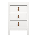 Barcelona Bedside Table 3 Drawers