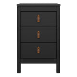Barcelona Bedside Table 3 Drawers