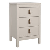 Barcelona Bedside Table 3 Drawers