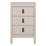 Barcelona Bedside Table 3 Drawers