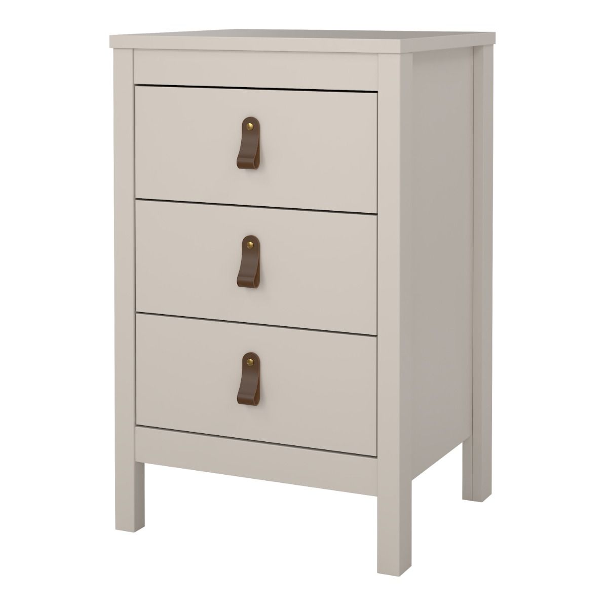 Barcelona Bedside Table 3 Drawers