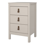 Barcelona Bedside Table 3 Drawers