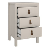 Barcelona Bedside Table 3 Drawers