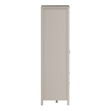 Madrid Wardrobe with 2 Doors + 1 Mirror Door + 2 Drawers in Cashmere