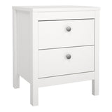 Madrid Bedside Table 2 Drawers