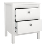 Madrid Bedside Table 2 Drawers