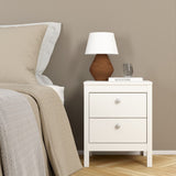 Madrid Bedside Table 2 Drawers
