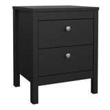 Madrid Bedside Table 2 Drawers