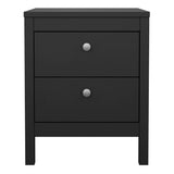 Madrid Bedside Table 2 Drawers