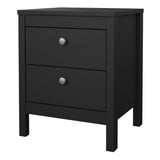 Madrid Bedside Table 2 Drawers