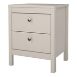 Madrid Bedside Table 2 Drawers