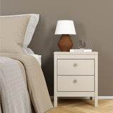 Madrid Bedside Table 2 Drawers