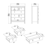 Madrid Chest 3+2 Drawers