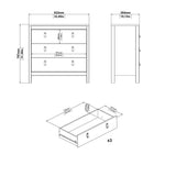 Madrid Chest 3 Drawers