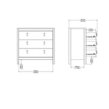 Madrid Chest 3 Drawers