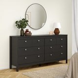 Madrid Double Dresser 4+4 Drawers