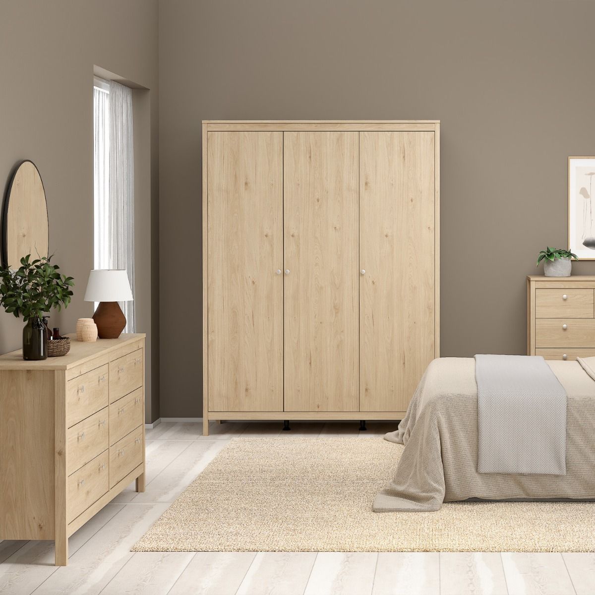 Madrid Double Dresser 4+4 Drawers