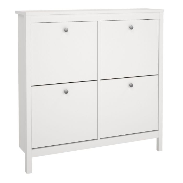 Madrid Shoe Cabinet 4 Flip Down Doors