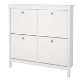 Madrid Shoe Cabinet 4 Flip Down Doors