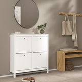 Madrid Shoe Cabinet 4 Flip Down Doors