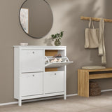 Madrid Shoe Cabinet 4 Flip Down Doors