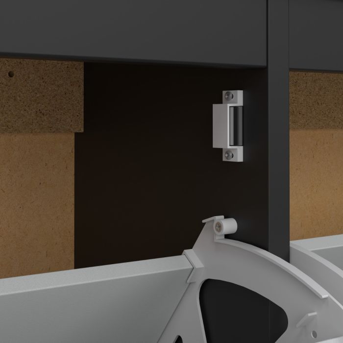 Madrid Shoe Cabinet 4 Flip Down Doors