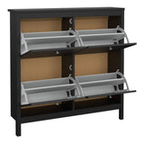 Madrid Shoe Cabinet 4 Flip Down Doors