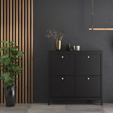 Madrid Shoe Cabinet 4 Flip Down Doors