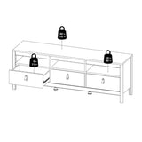Madrid TV Unit 3 Drawers