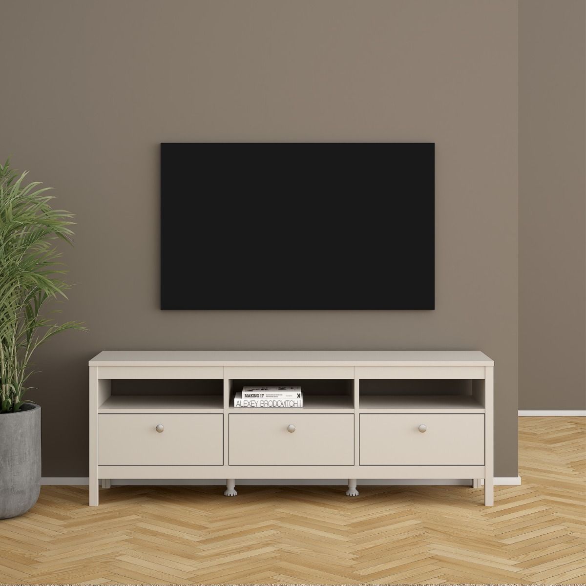 Madrid TV Unit 3 Drawers