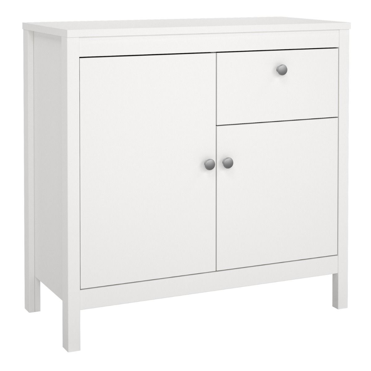Madrid Sideboard 2 Doors 1 Drawer in White